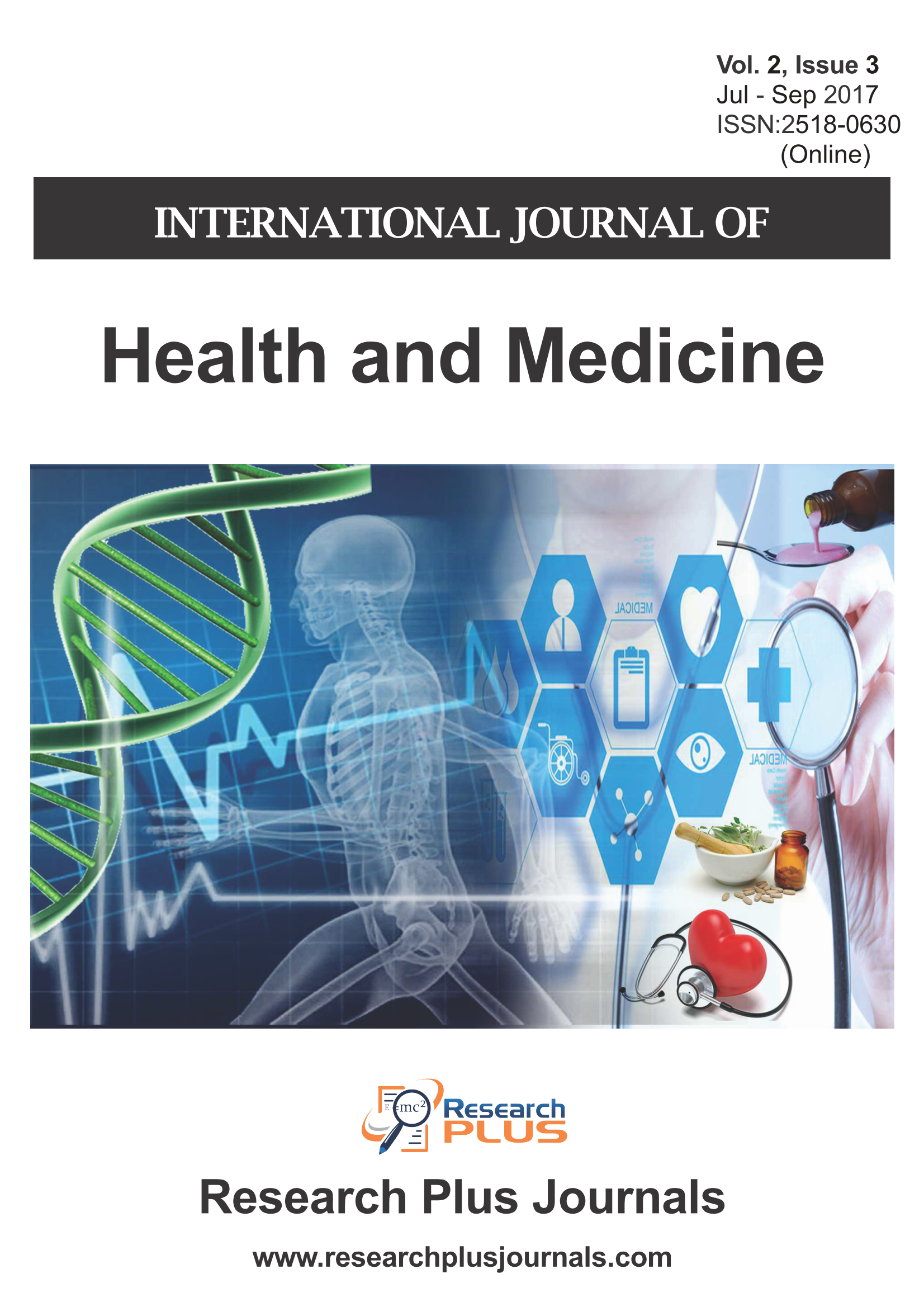 Volume 2, Issue 3, International Journal of Health and Medicine (IJHM) (Online ISSN: 2518-0630)